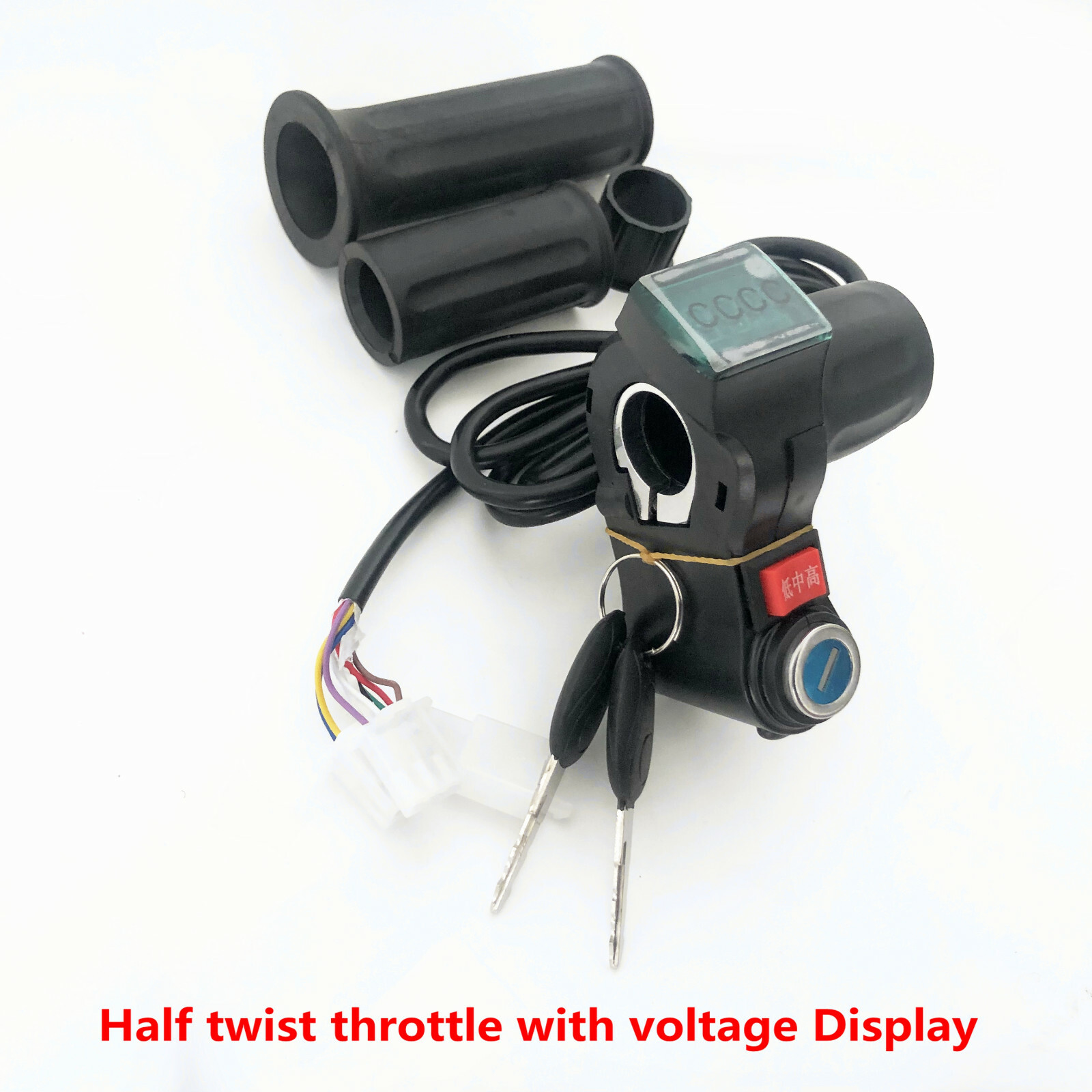 Sabvoton72V 80A/100A/150A Controller+half twist throttle voltage Display one set
