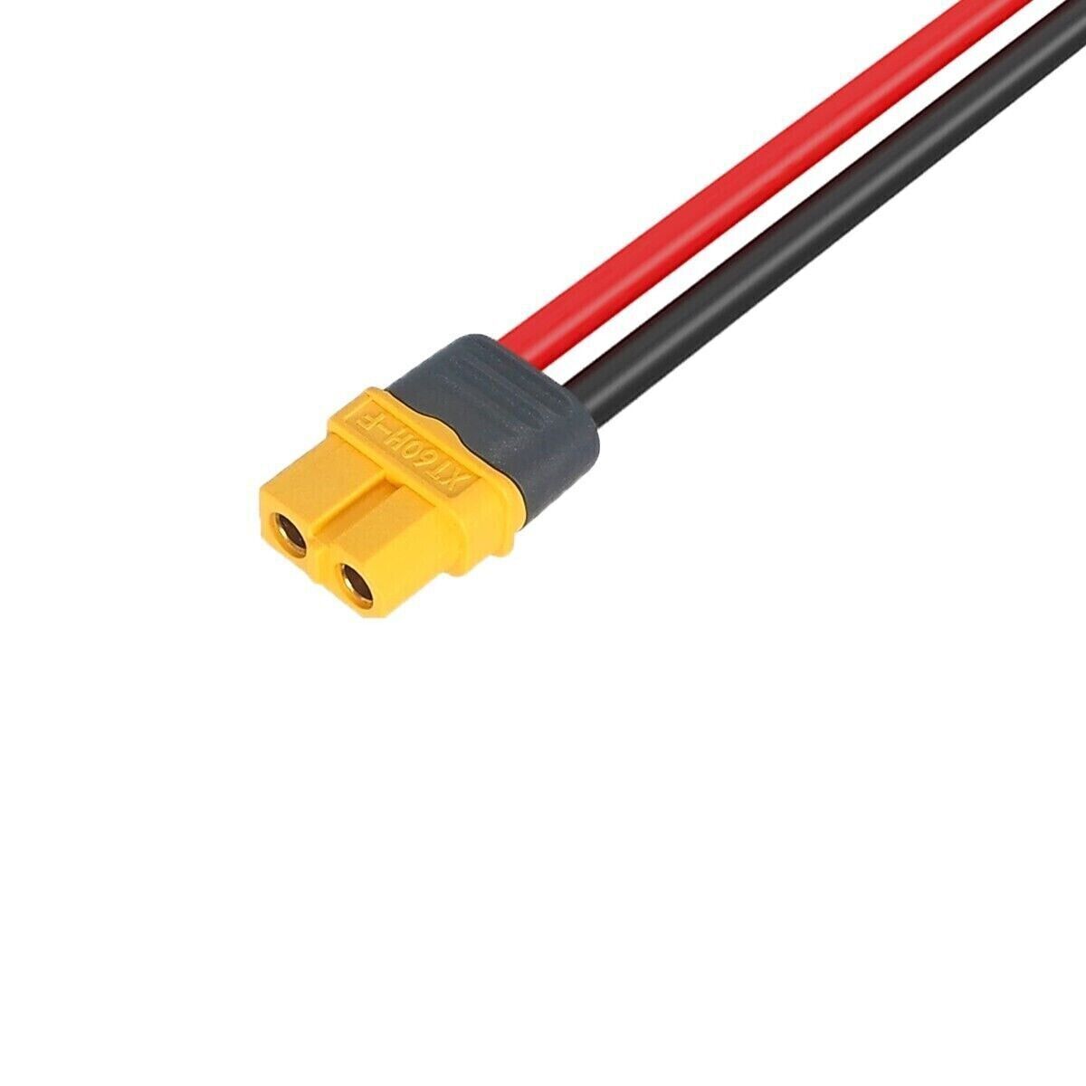 XT60 Female Cable Parallel Ebike Li-Ion Battery Connector 10AWG Silicone Wire