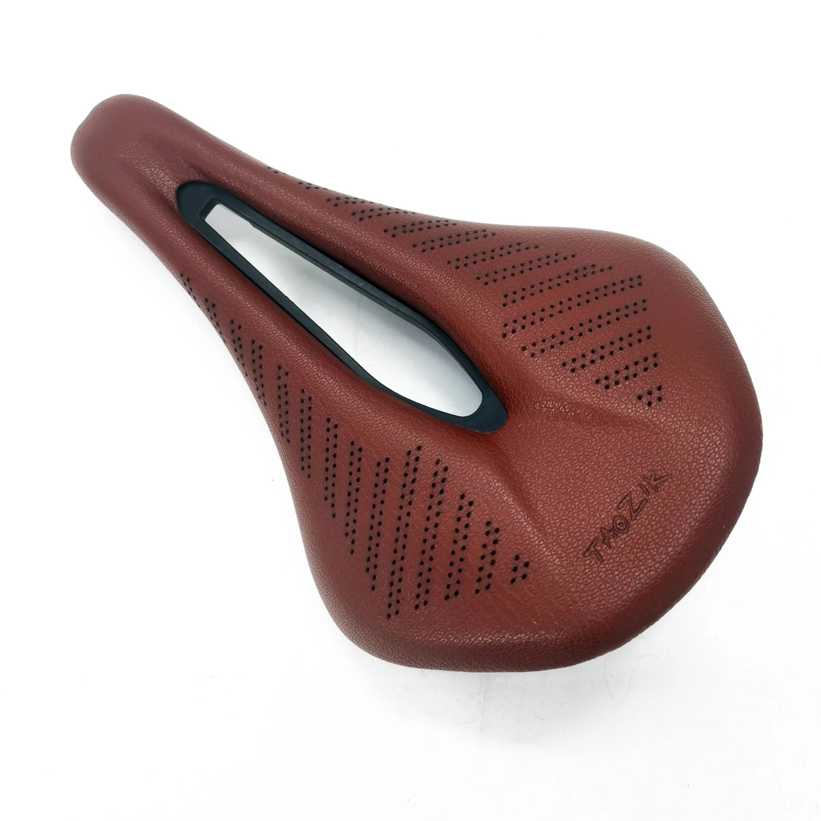 New Bicycle Seat MTB Road Bike Saddles PU Retro Brown Ultralight Breathable Comf