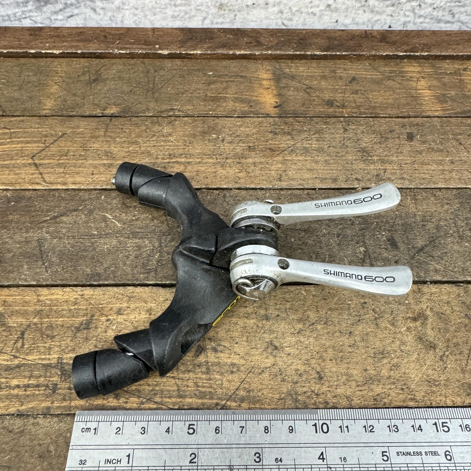 Vintage Scott Aero Bar End Brace Mount Part Shimano 600 Shifter Friction TT Tri