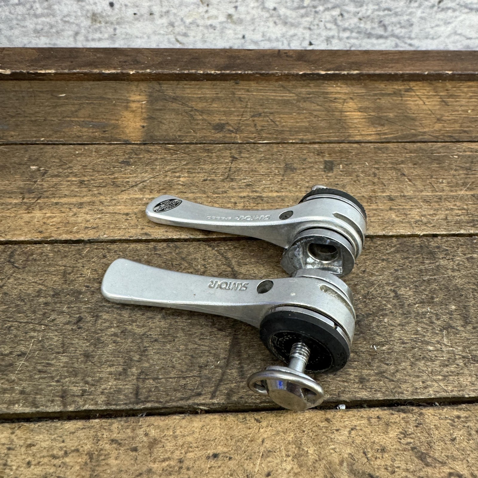 Vintage SunTour 6 Speed Index Control Downtube Shifter Set AX-3000 Only