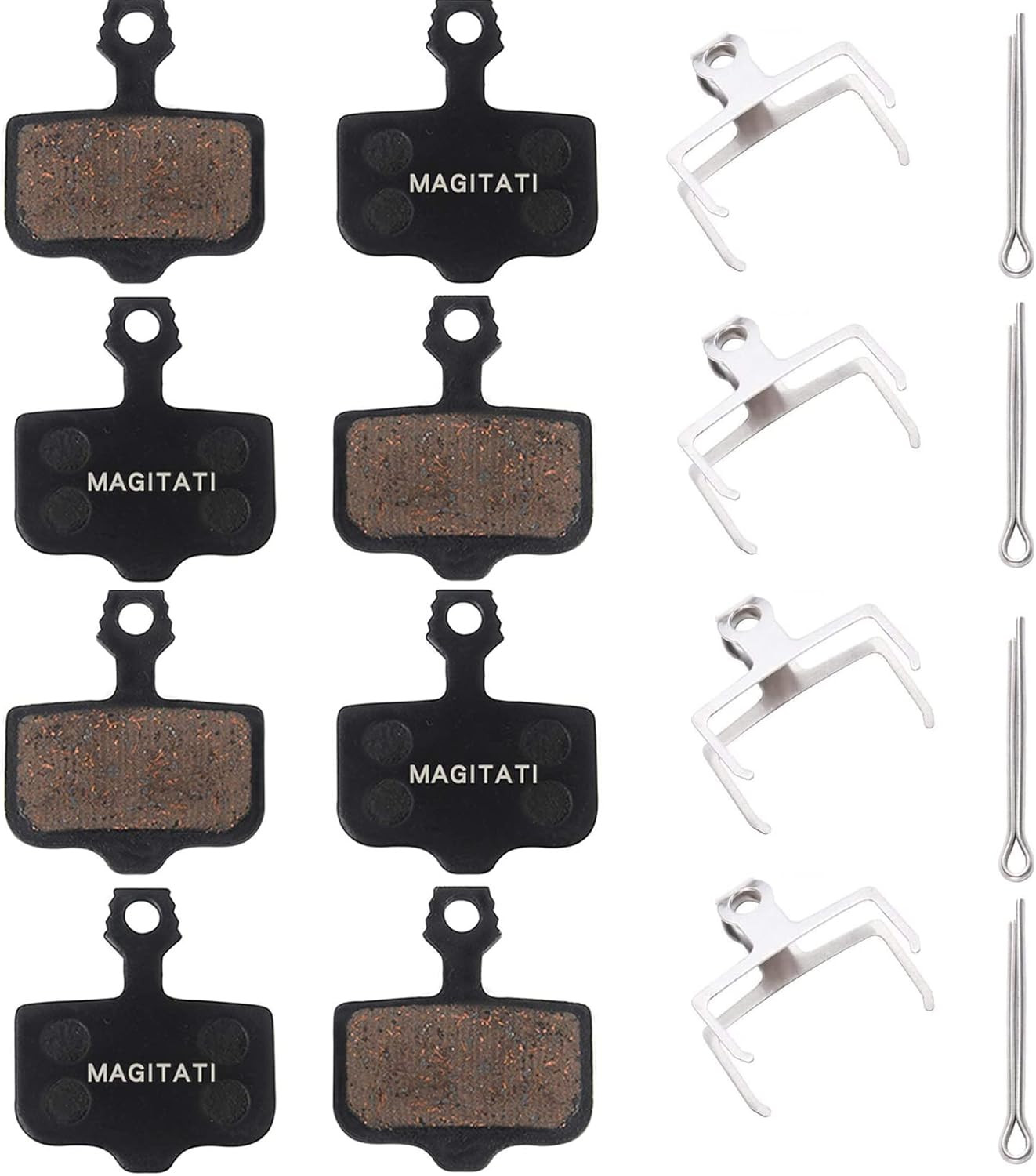 Semi-Metallic Bike Bicycle Disc Brake Pads Compatible with Sram Avid Elixir 1 3