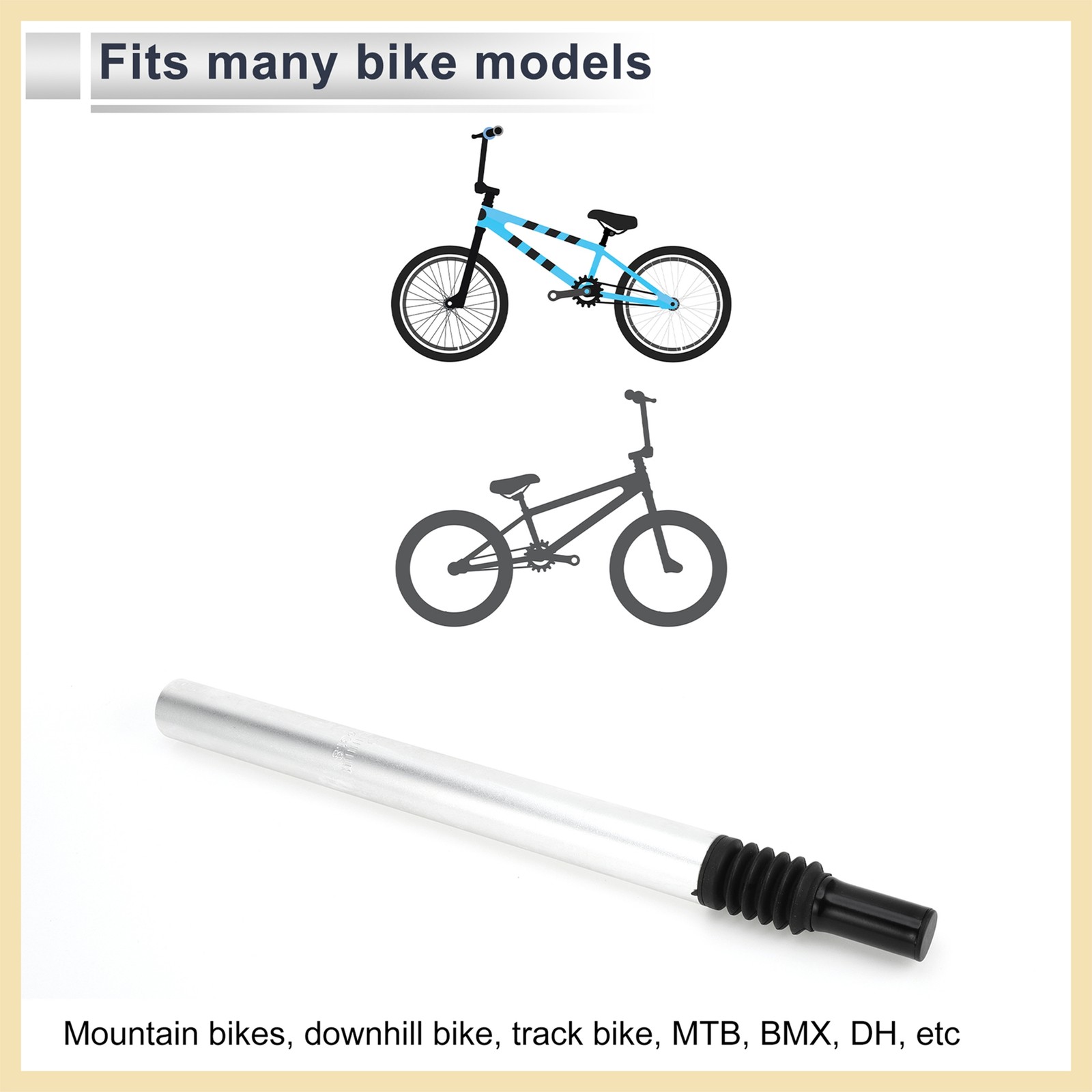 Bike Seat Posts 31.8x400mm Shock-absorbing Post Seat Aluminum Alloy