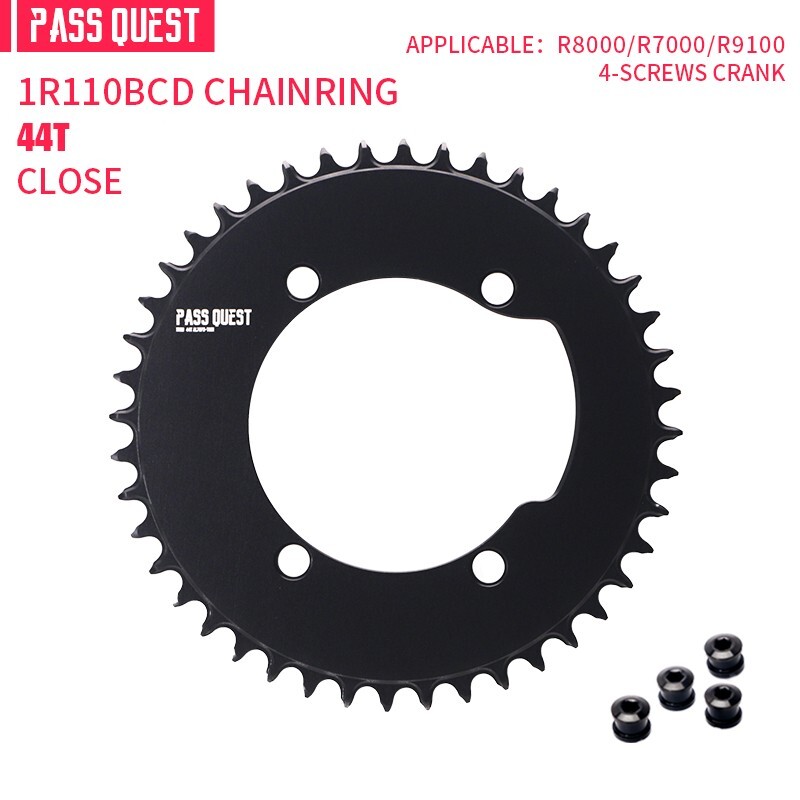 PASS QUEST 110BCD Road Bicycle Chainring Round For R7000 R8000 R9100 Crank