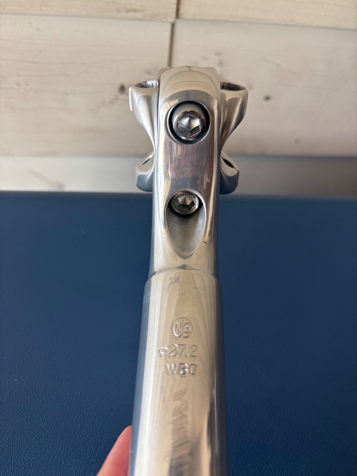 Nitto Jaguar NJ SP72 NJS Seatpost 27.2mm/30mm Rail Width/210mm Made in Japan