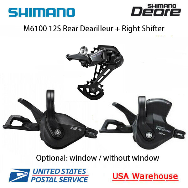 Shimano Deore 12 Speed RD-M6100 Rear Derailleur + SL-M6100-R Shifter Groupset