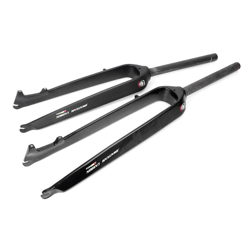 Carbon Fiber Style MTB Bike Bicycle Front Fork 26ER/27.5ER/29ER Straight