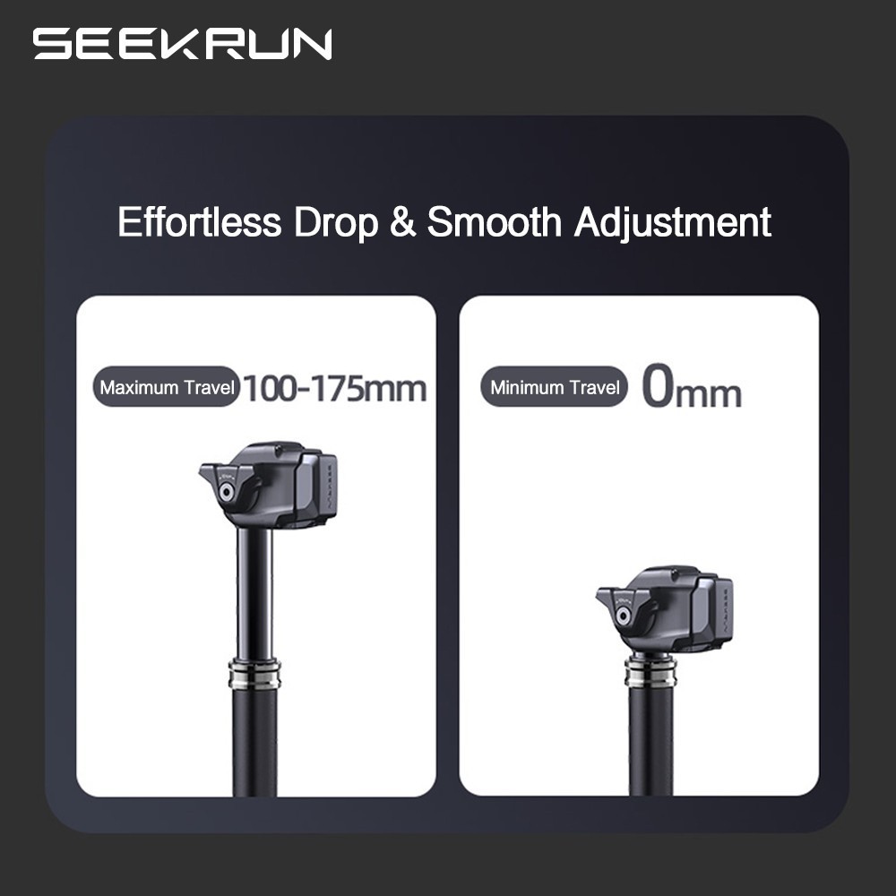 SEEKRUN S7 Bluetooth Dropper Seatpost MTB Seat Post Wireless 100/120/150/175mm
