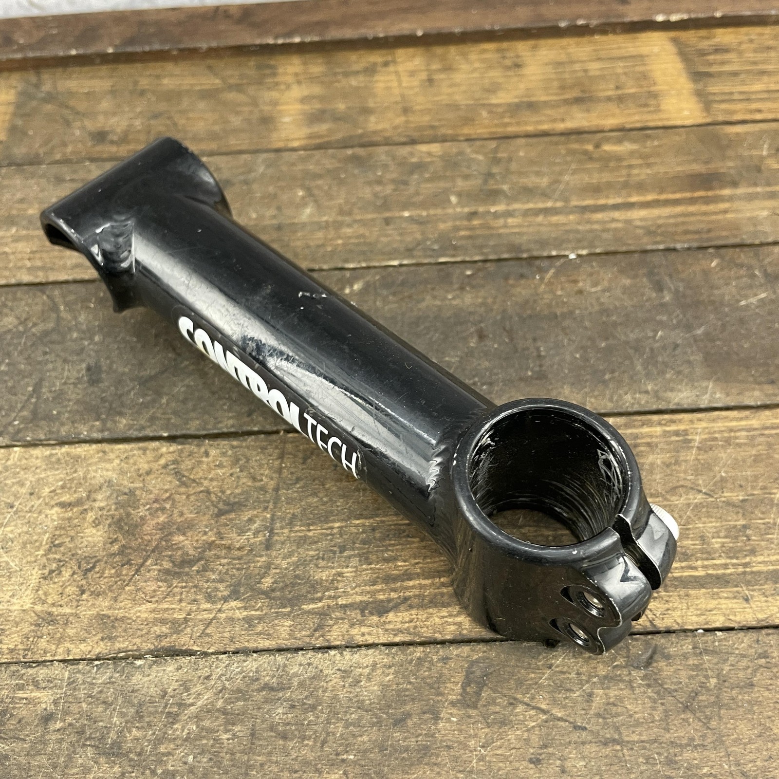 Vintage Control Tech Threadless Stem 1-1/8″ Steerer 25.4mm Bar Clamp Black 140mm