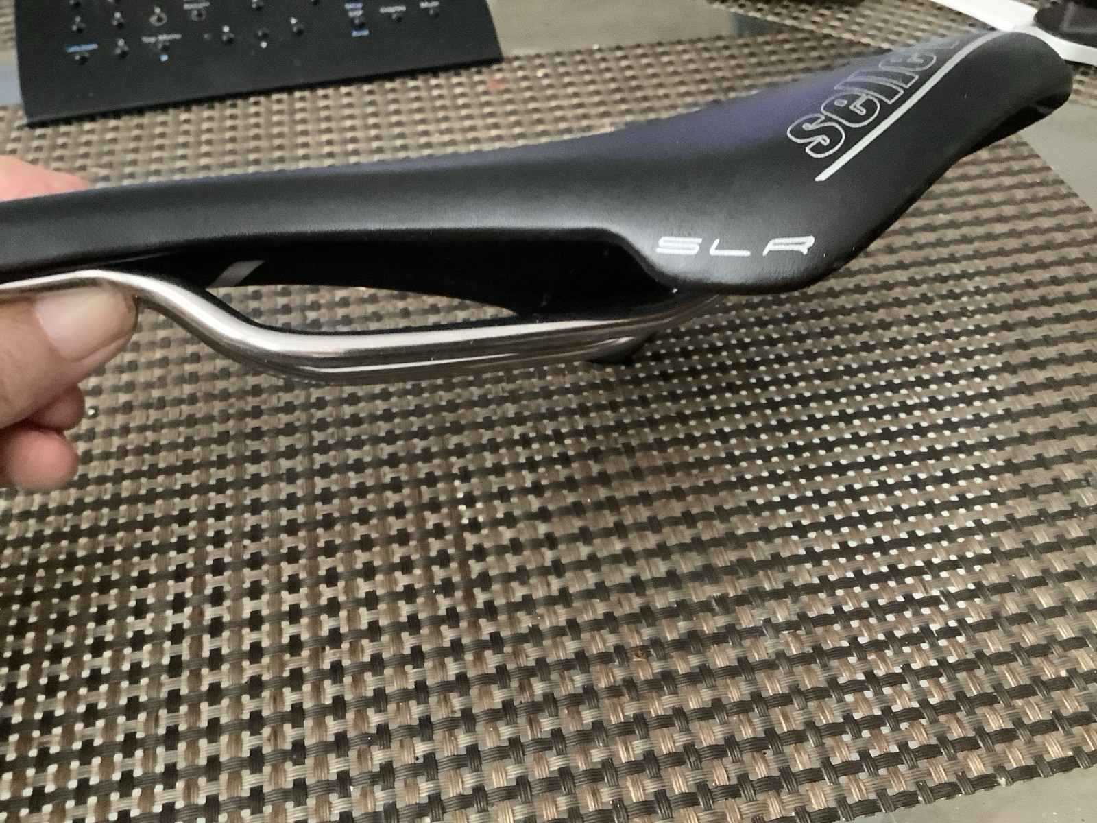 Selle Italia SLR Ti316 Rail Black Red Silver Saddle 275mm x 135mm MSRP $175!
