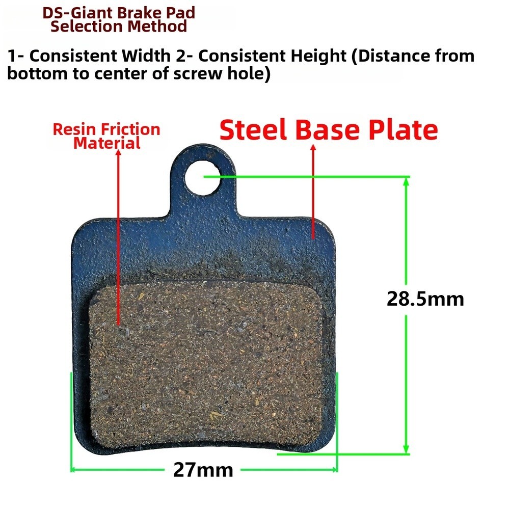 Resin Brake Pads for Giant For Twins DA5N Mountain Bike Disc Brake System