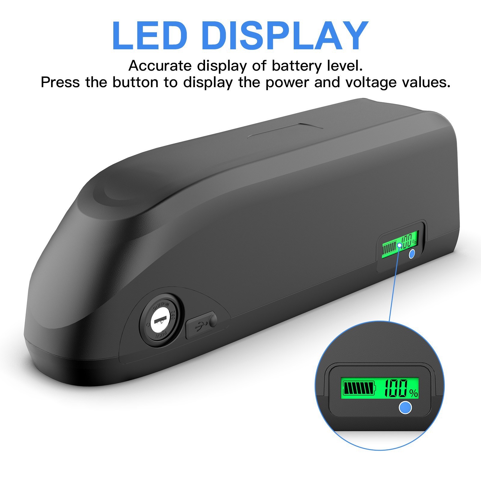 Ebike Battery 48V 20Ah Samsung Battery For Electric Bicycle 0~2000W Bafang Motor
