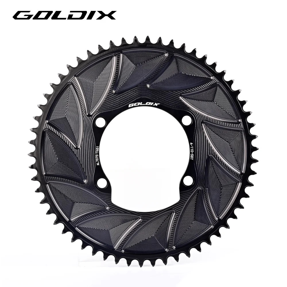 GOLDIX Road Bike Chainring 110BCD 46T-58T CNC Aluminum for Shimano R7000 R800