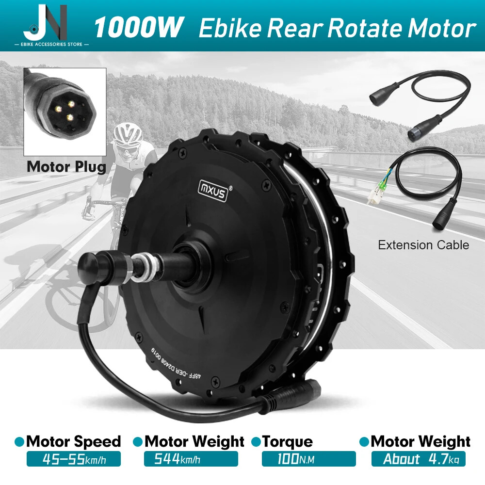 48V 750W 1000W MTB E-bike High Speed Brushless Rear Rotate/Cassette Hub Motor