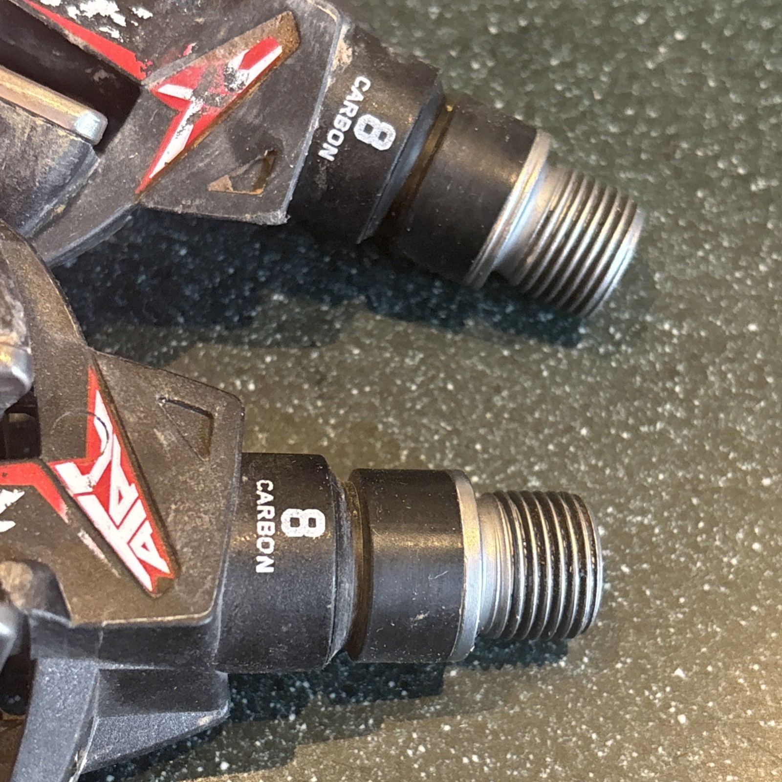 Time ATAC XC 8 XC8 Carbon Clipless Mountain Bike Pedals Black Red