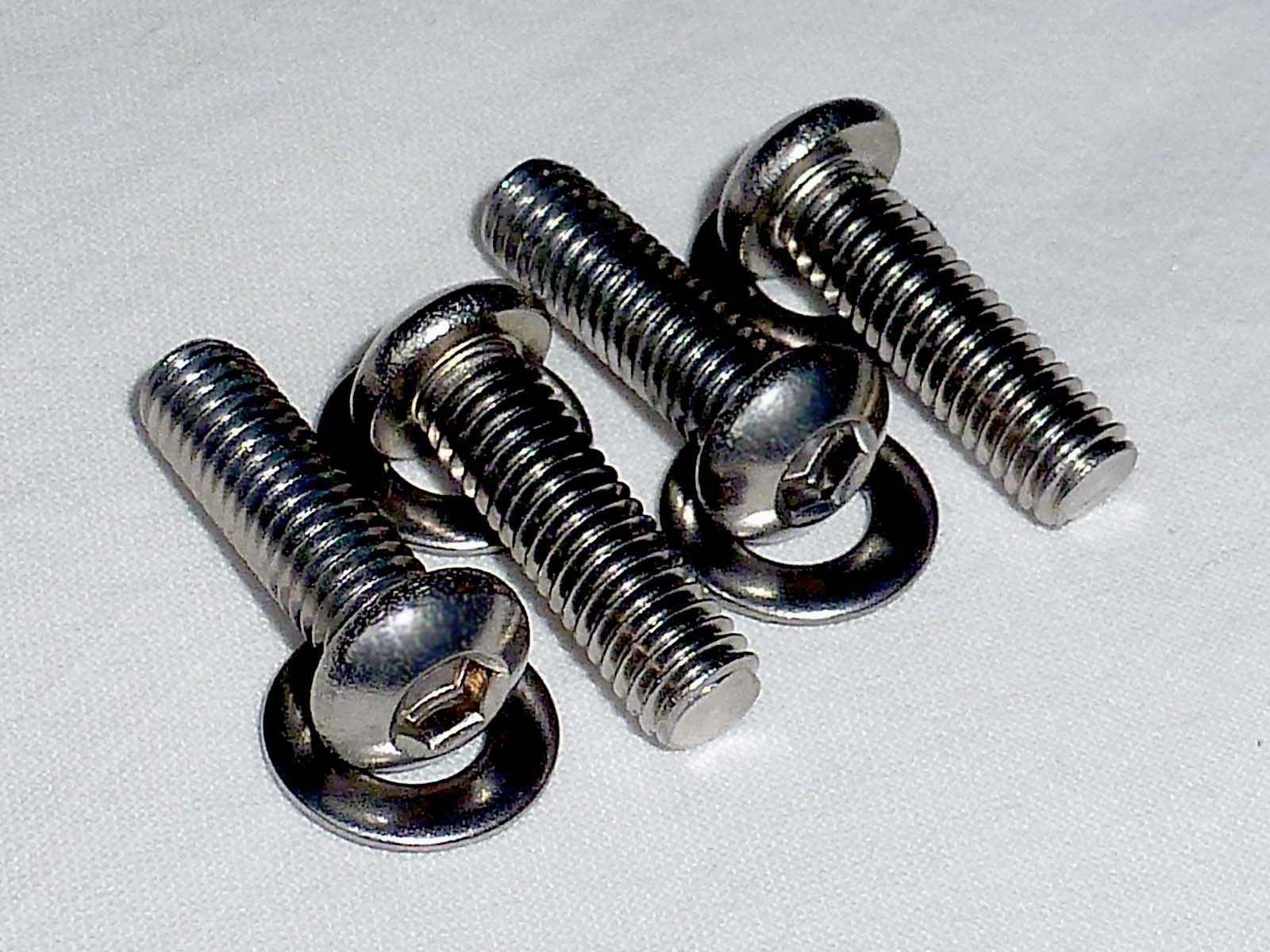 (2 Packs) Bicycle Brake Post Bolts or Screws for Cantilever V-Brakes Stainless