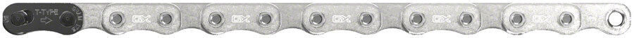 SRAM GX Eagle T-Type Flattop Chain: 12-Speed, 126 Links, Hollow Pin, Silver