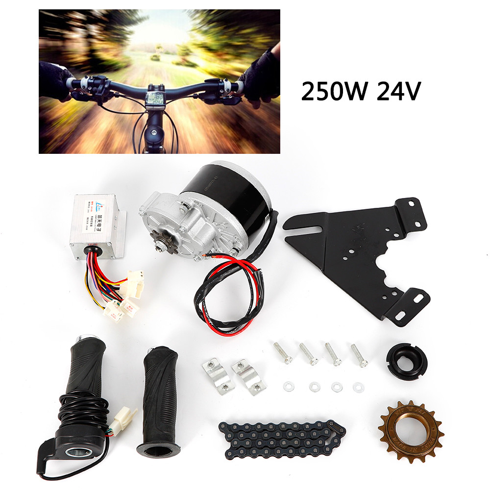 24V 250W E-Bike Conversion Motor Kit Controller Electric Bicycle Motor Kit New
