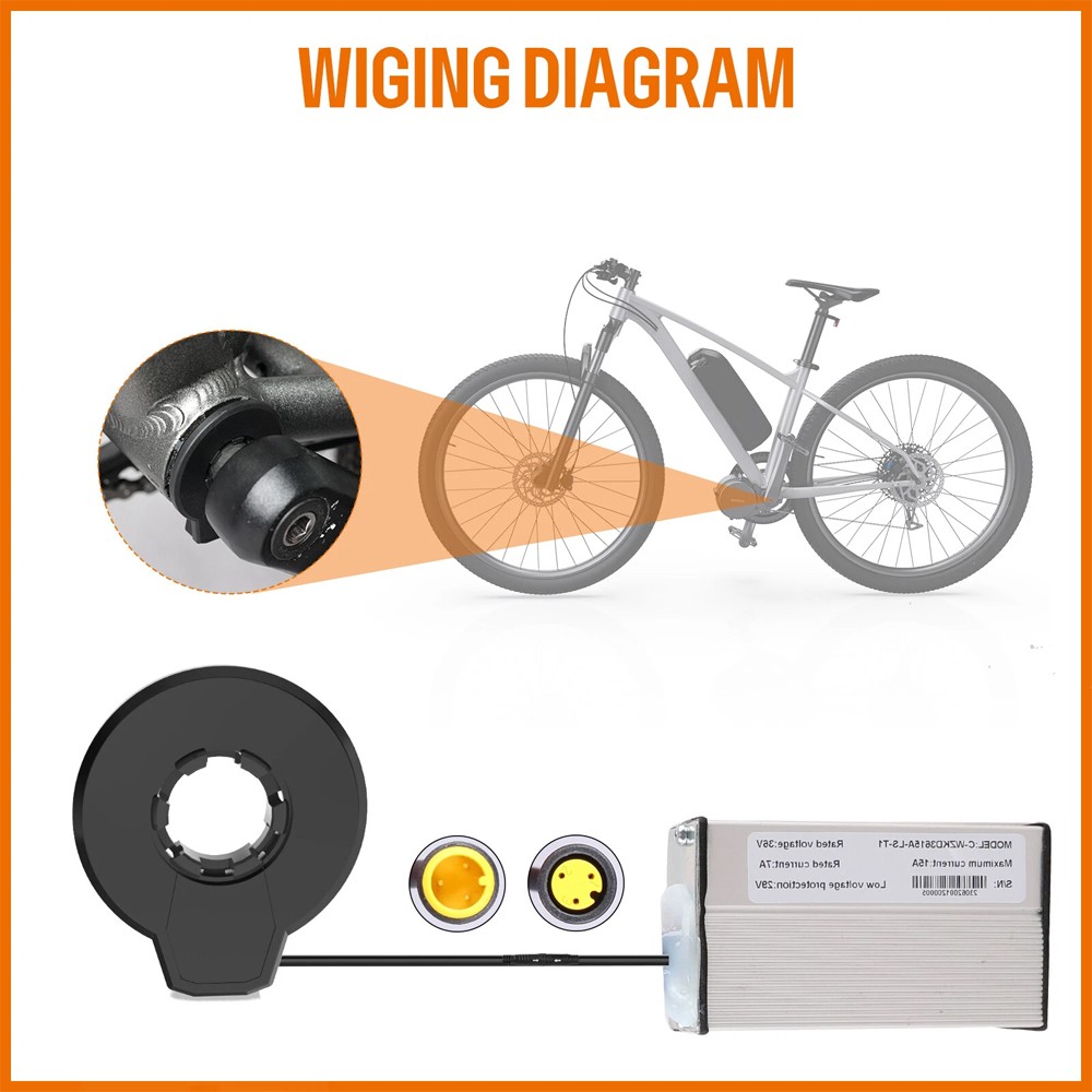 Bafang Rear Hub Wheel Motor 26″ 27.5″ 700C 48V 500W Electric Bike V-Brake Drive