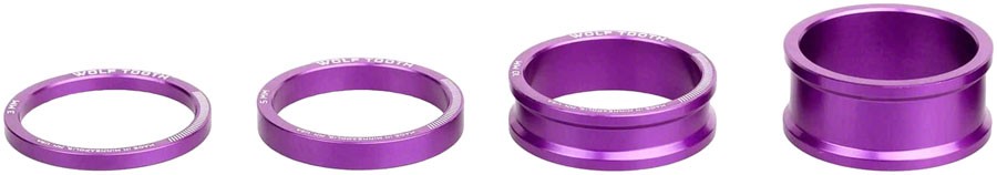 Wolf Tooth Precision Headset Stack Spacer Kit – 3mm, 5mm , 10mm, 15mm,