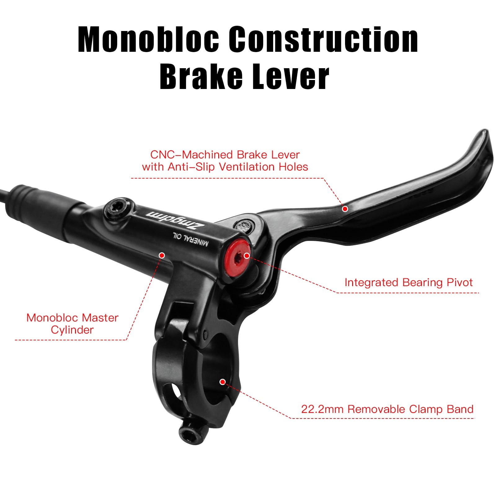 ZTZ 4-Piston Brake Set Left Front/Right Rear