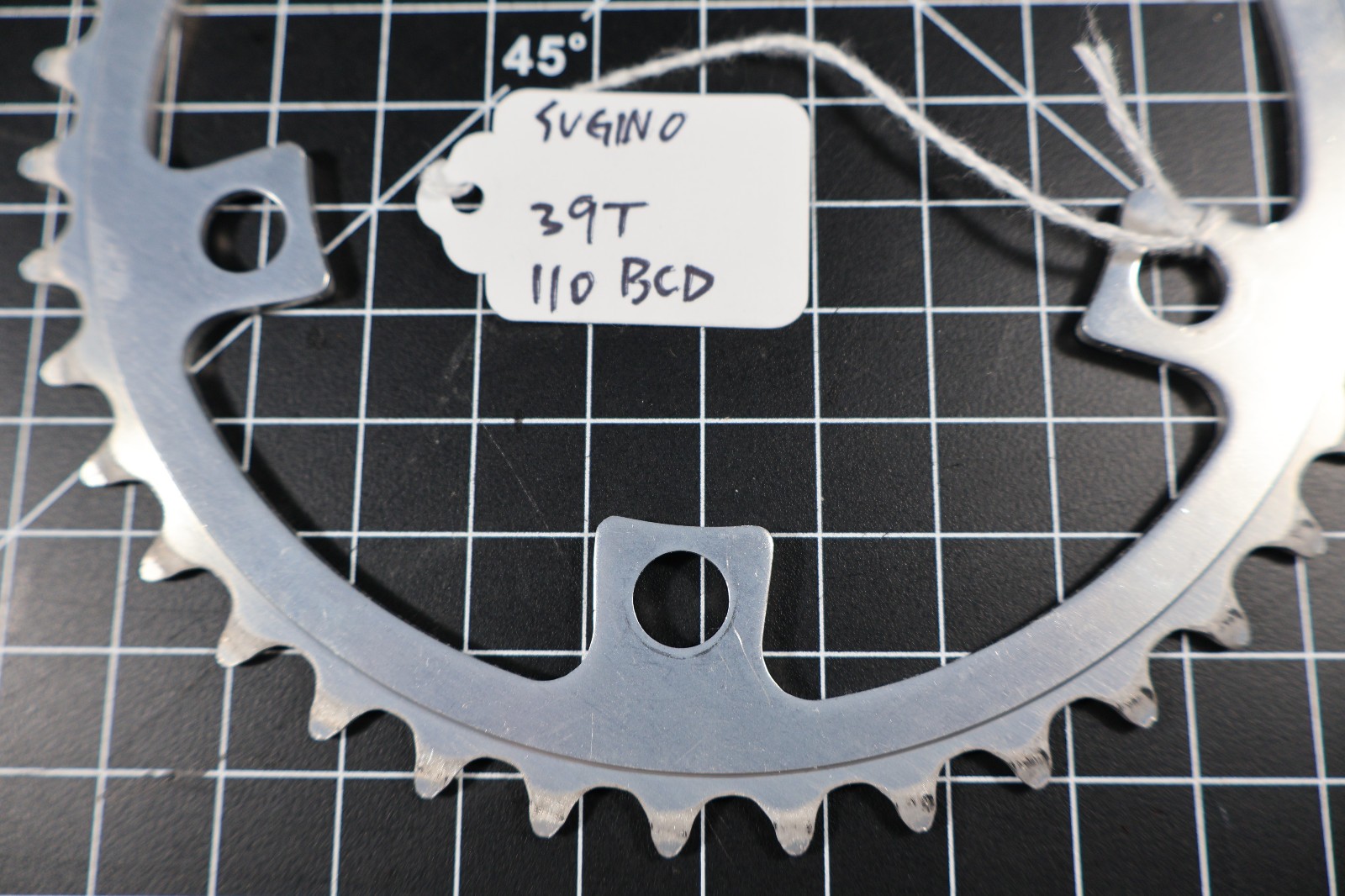 Vintage Sugino 39T 110BCD Chainring Japan BMX Road Bike Single Touring 48g 5 Arm