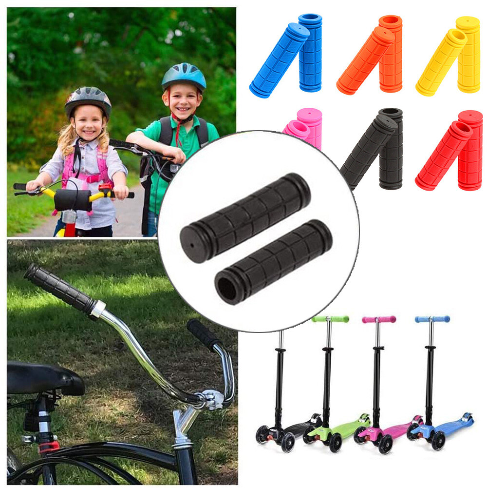 1 Pair MTB Bike Grips Mountain Bicycle Bike Handle Handlebar Soft Rubber Bar End