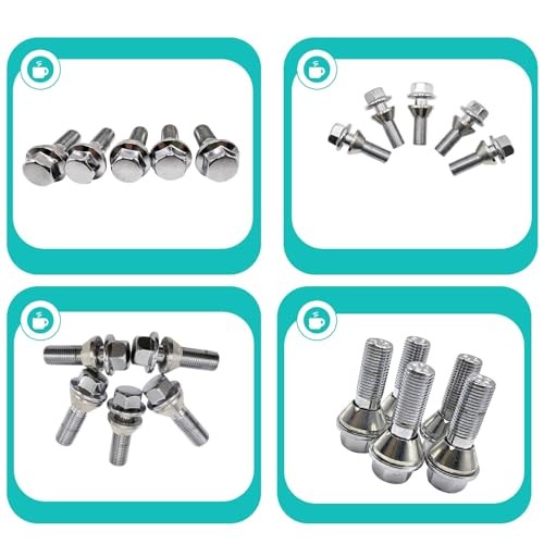 31423735 M14x1.5 Wheel Lug Bolts Nuts Hub for Volvo S60 2011-2018 for Volvo