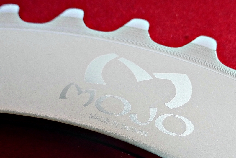 MOJO Fixed Gear Chainring 50T – 144 BCD Track Fixie single speed 1/8″ – SILVER