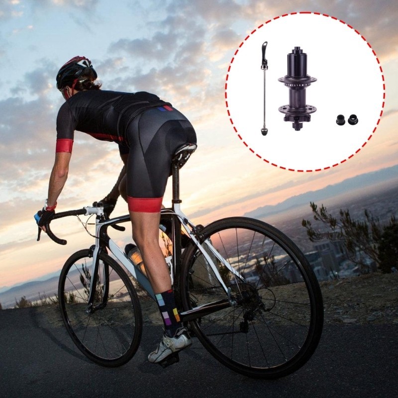 Bicycles Front Rear Hub Bike Hub 4 Bearing Front Rear 28/32/36 Hole Bicycles Hub