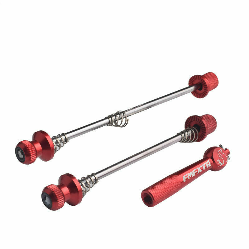 MTB Road Bike Wheel Locking Security Quick Release Skewers Anti Theft Skewer Set