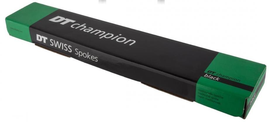 DT Swiss Champion 2.0 x 184mm Spokes – Black – 96 Count