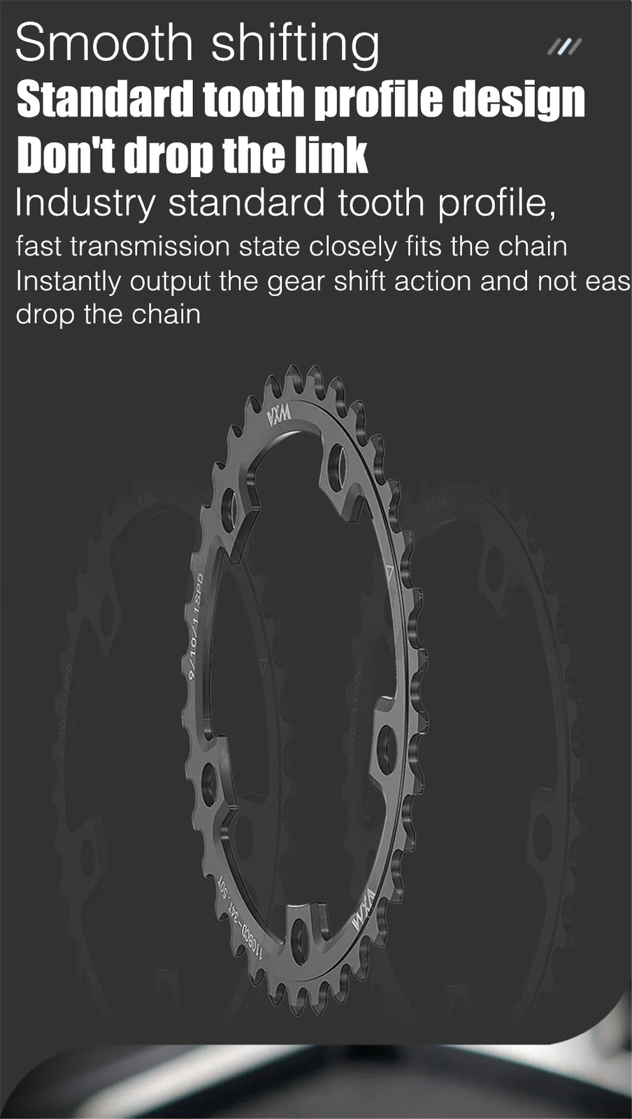 Folding Bike Double Chainring 110BCD 34T 50T 36T 52T 39T 53T Road Bike Crankset