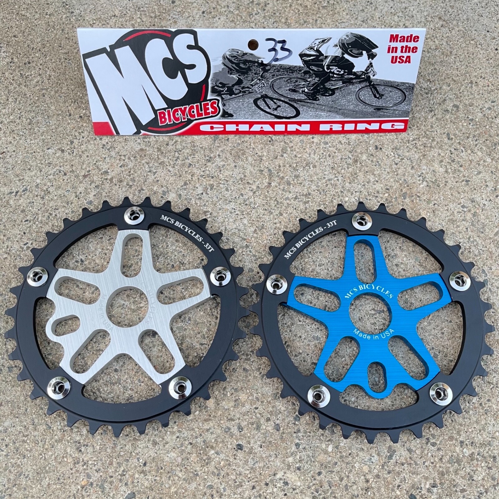 MCS Alloy Chainring & Spider Combo Sprocket BMX Bike Bicycle Sprockets Se Haro