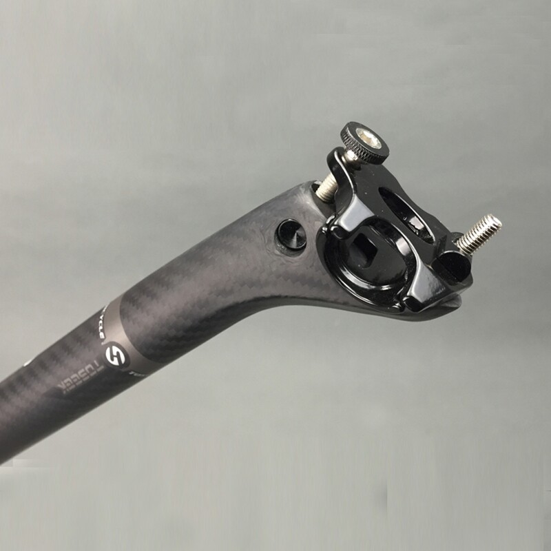 TOSEEK Carbon Fiber Seatpost Offset Mountain Road Bike Seatpost 27.2/30.8/31.6mm