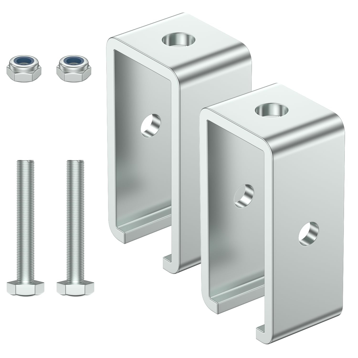 SKTREX Channel Trolley Track Hanger Bracket for UNISTRUT Strut 2, Galvanized