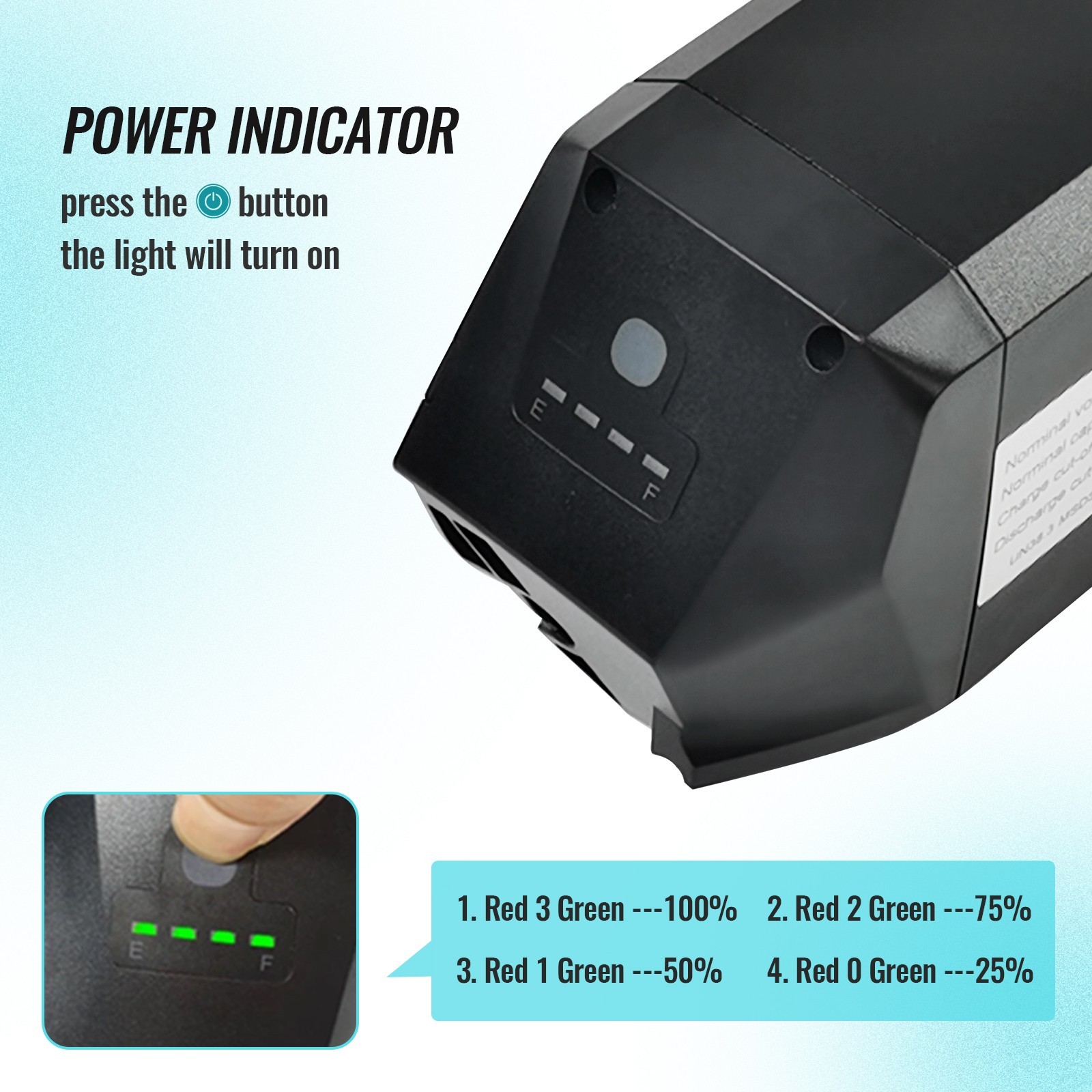 48V 25ah reention dorado li ion battery for Whizz Strome 2 NCM Moscow Plus ebike