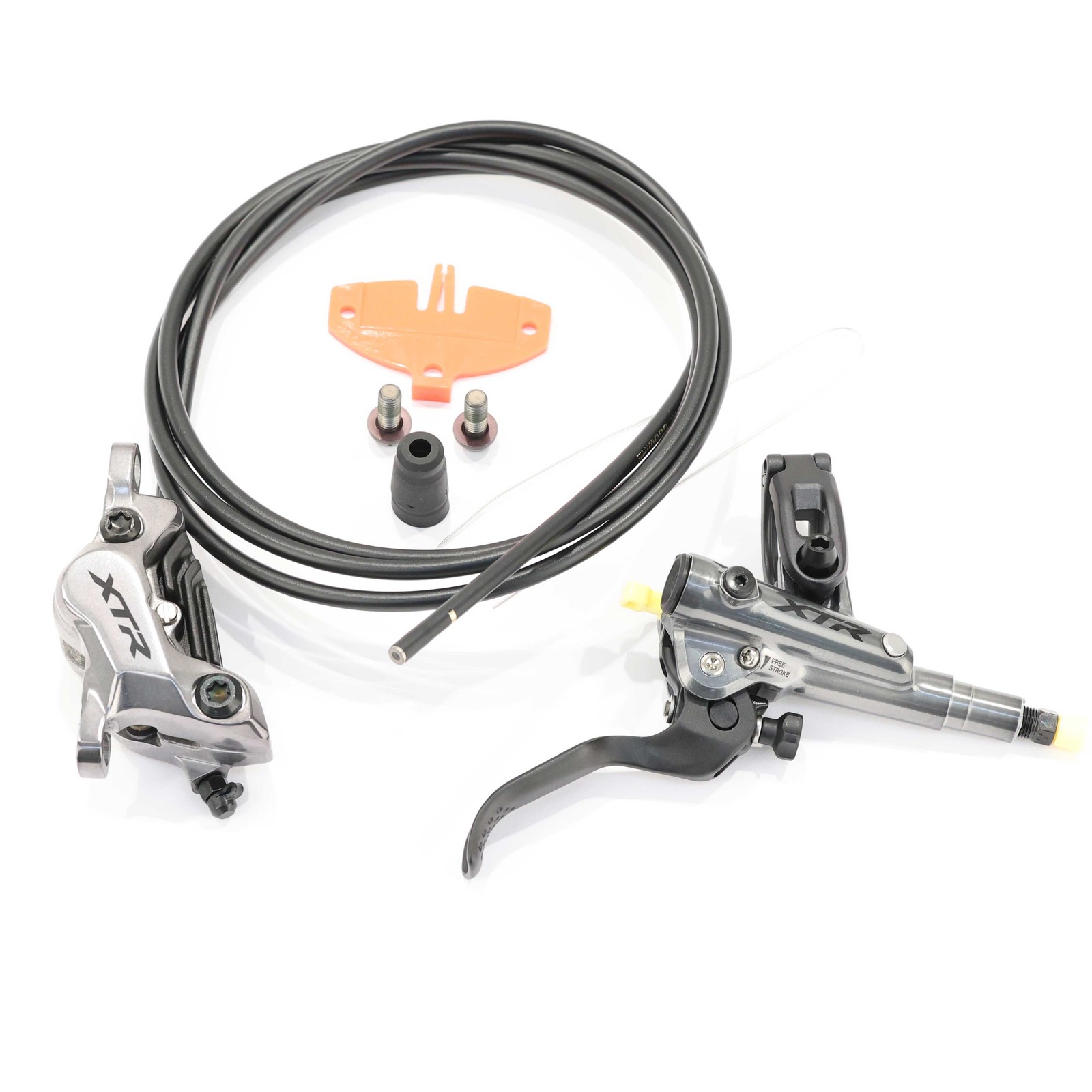 Shimano XTR M9120 Disc Brake Set, Rear Right, 1700mm Hose, 4-Piston, Resin