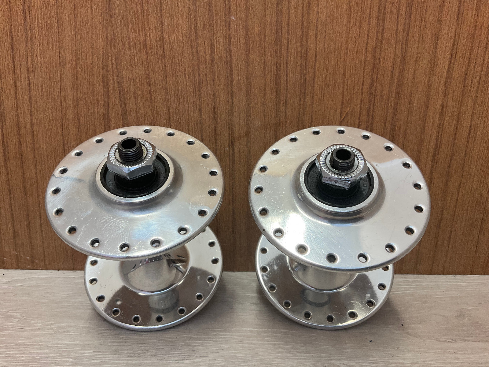 NOS Vintage Suzuki High Flange Front Hub 36 Hub Sealed Tech 7F Never Polished 1x