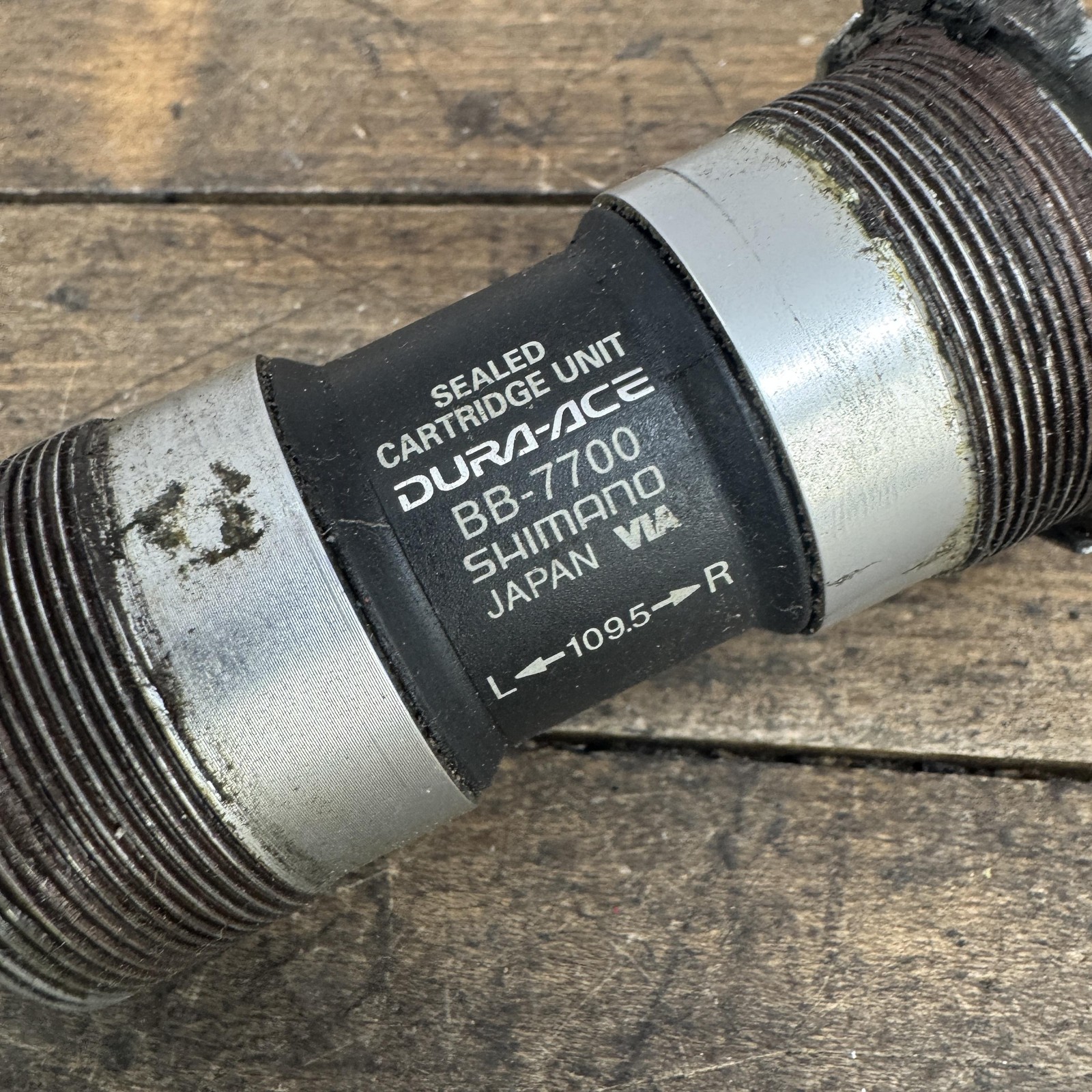 Vintage Shimano Dura-Ace BB-7700 Bottom Bracket Octalink 68mm BSA 109.5mm Japan