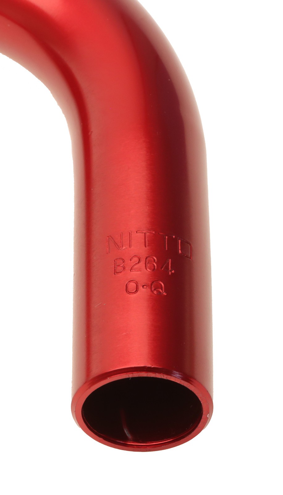 Nitto EAI B264AA Mini Bullhorn Handlebar Red 25.4mm Clamp x 34cm Width NOS NEW