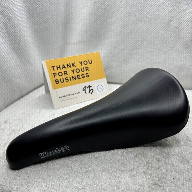 Selle Italia Muudialita Saddle | Leather | Steel Rails | Black