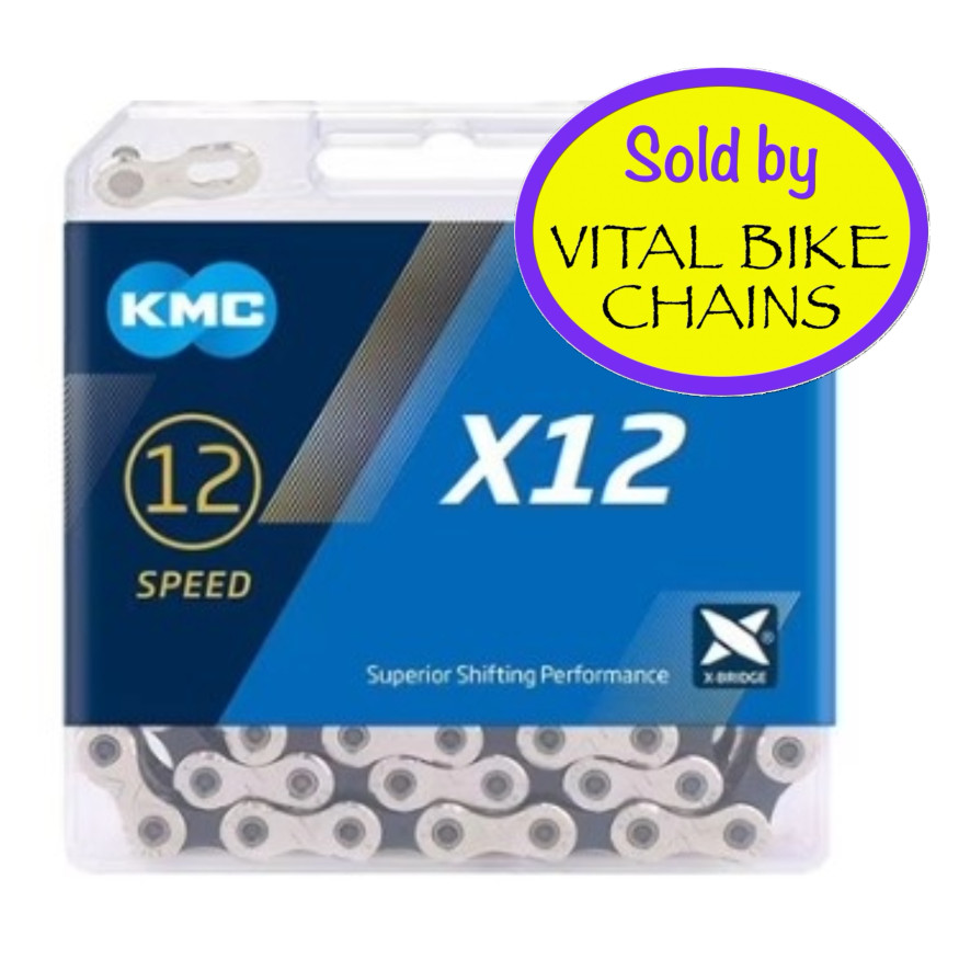KMC X12 Black/Silver Chain 12 speed