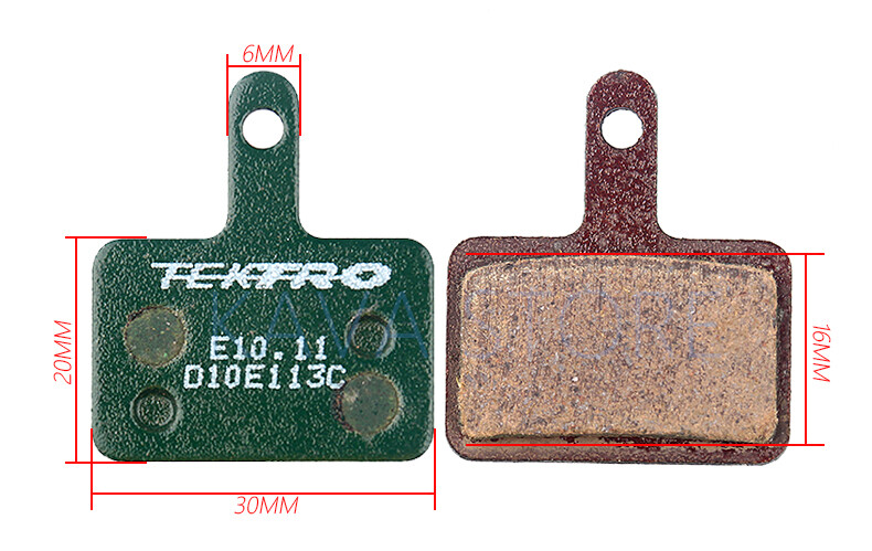 B01S MTB MT200/M315 10 Pairs TEKTRO E10.11 Brake pads Resin Disc Brake Pads