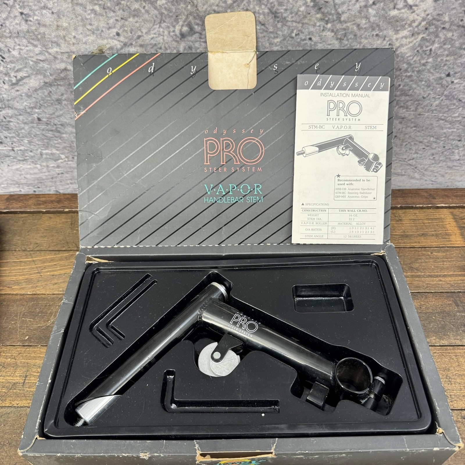 Vintage Odyssey PRO Vapor 1in Quill Stem NOS Pulley EX 140mm MTB 1988