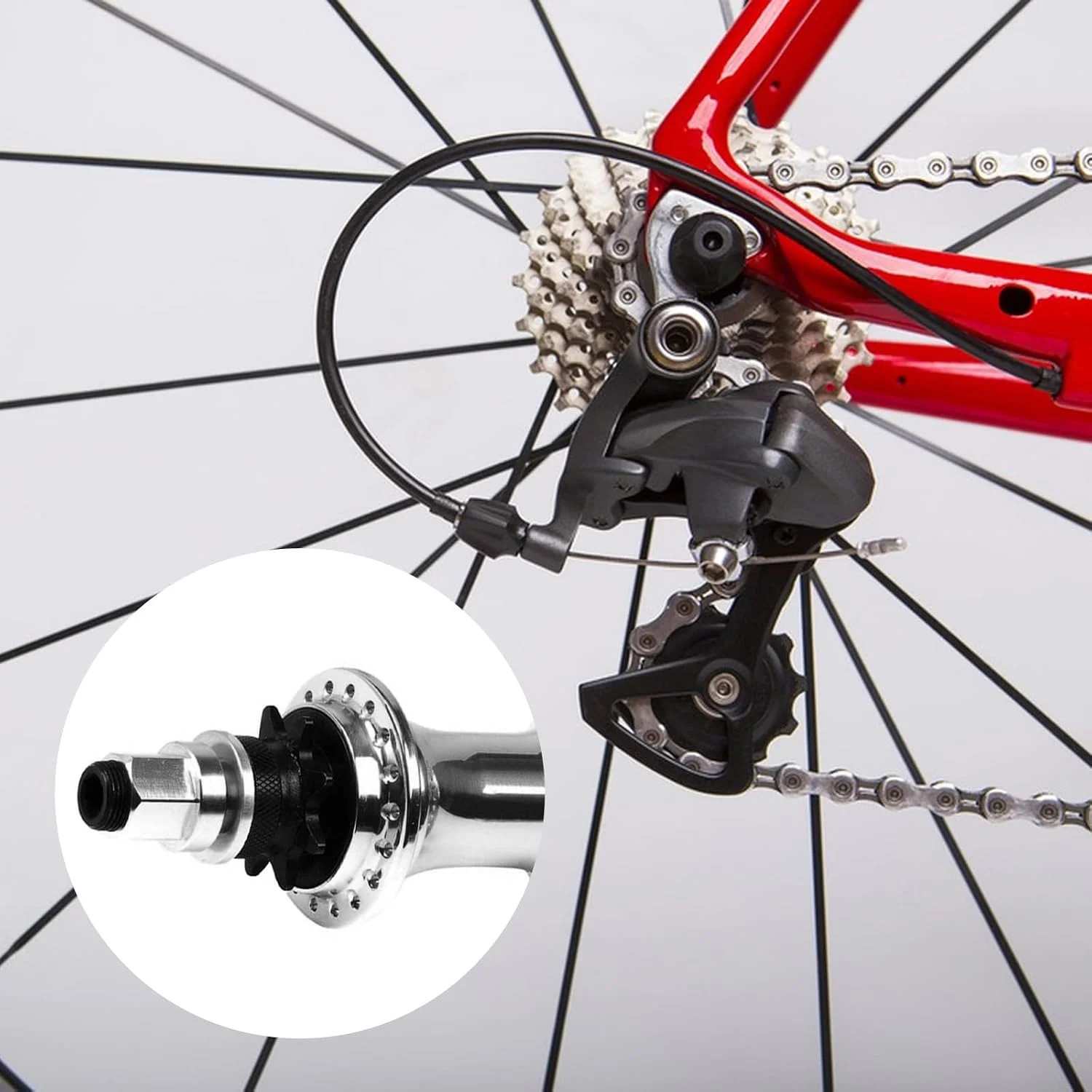 Aluminum Alloy Bike Cassette Spacer Set for 7-11 Speed Bottom Brackets