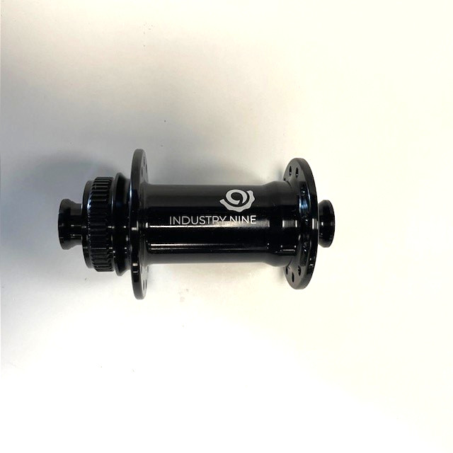 Industry Nine 1/1 Front Hub – 12 x 100mm, Center-Lock, Black, 24H