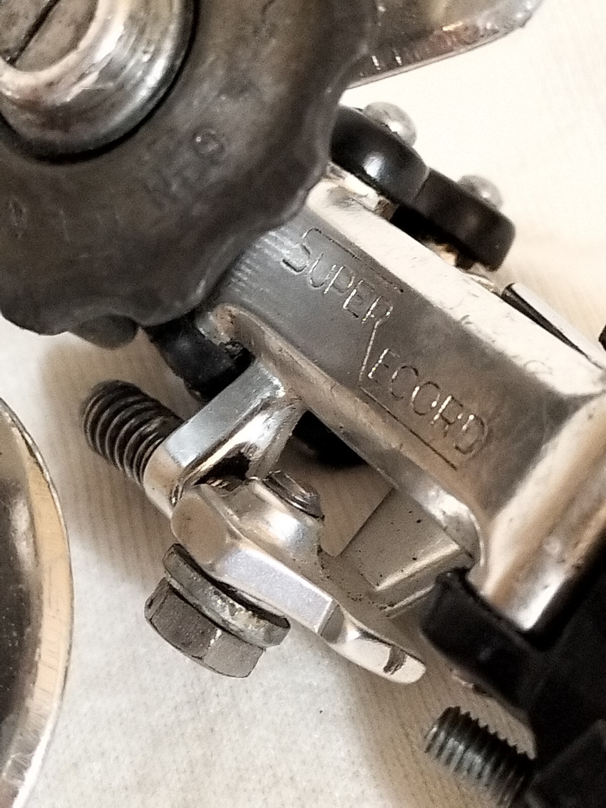 Vintage Campagnolo Super Record 180g Titanium Rear Derailleur Gearbox