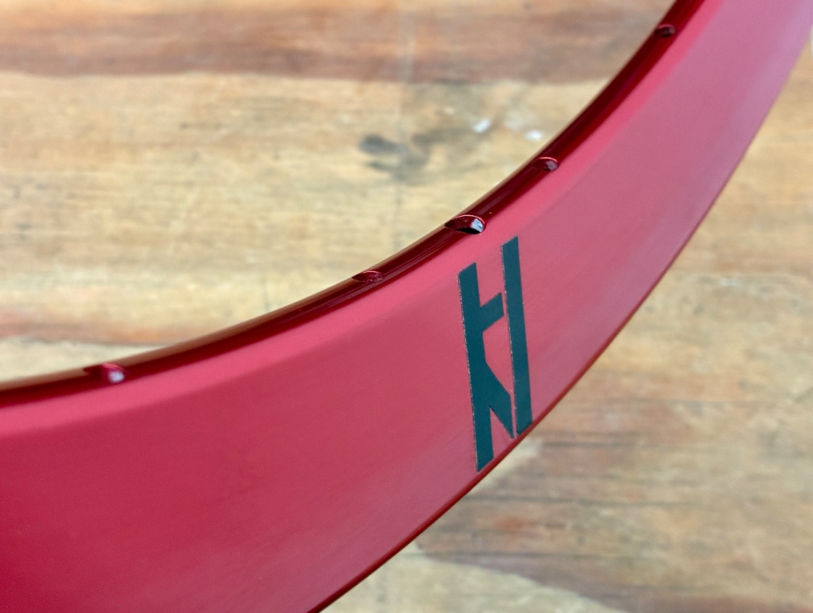 New H Plus Son Formation Face RED HN Deep Dish Rim • 32 Hole 700c 42mm *See Desc