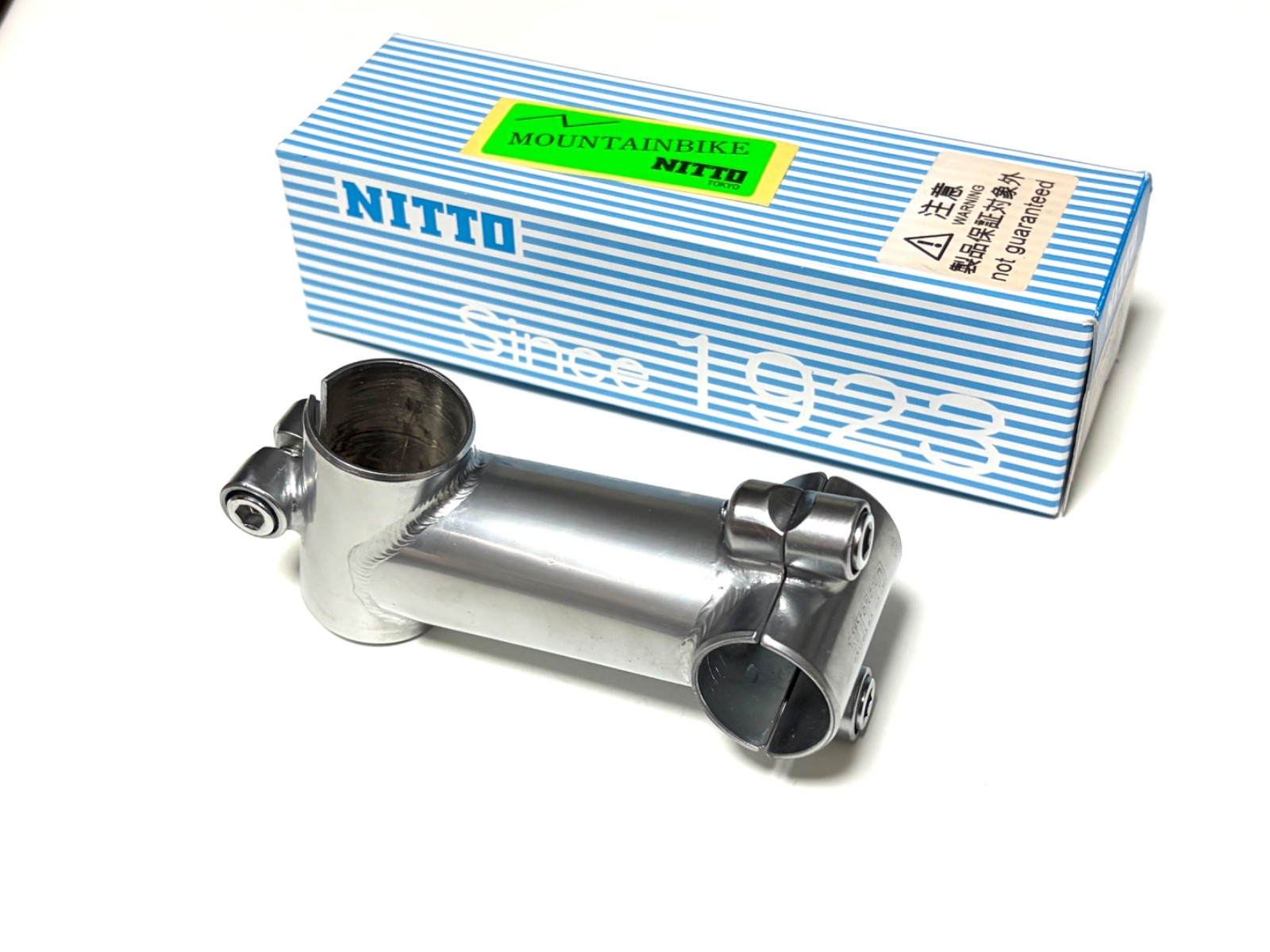 NOS NITTO MCR63 Ahead Stem 80mm 25.4 Cr-Mo MTB Vintage Japan w/ Box